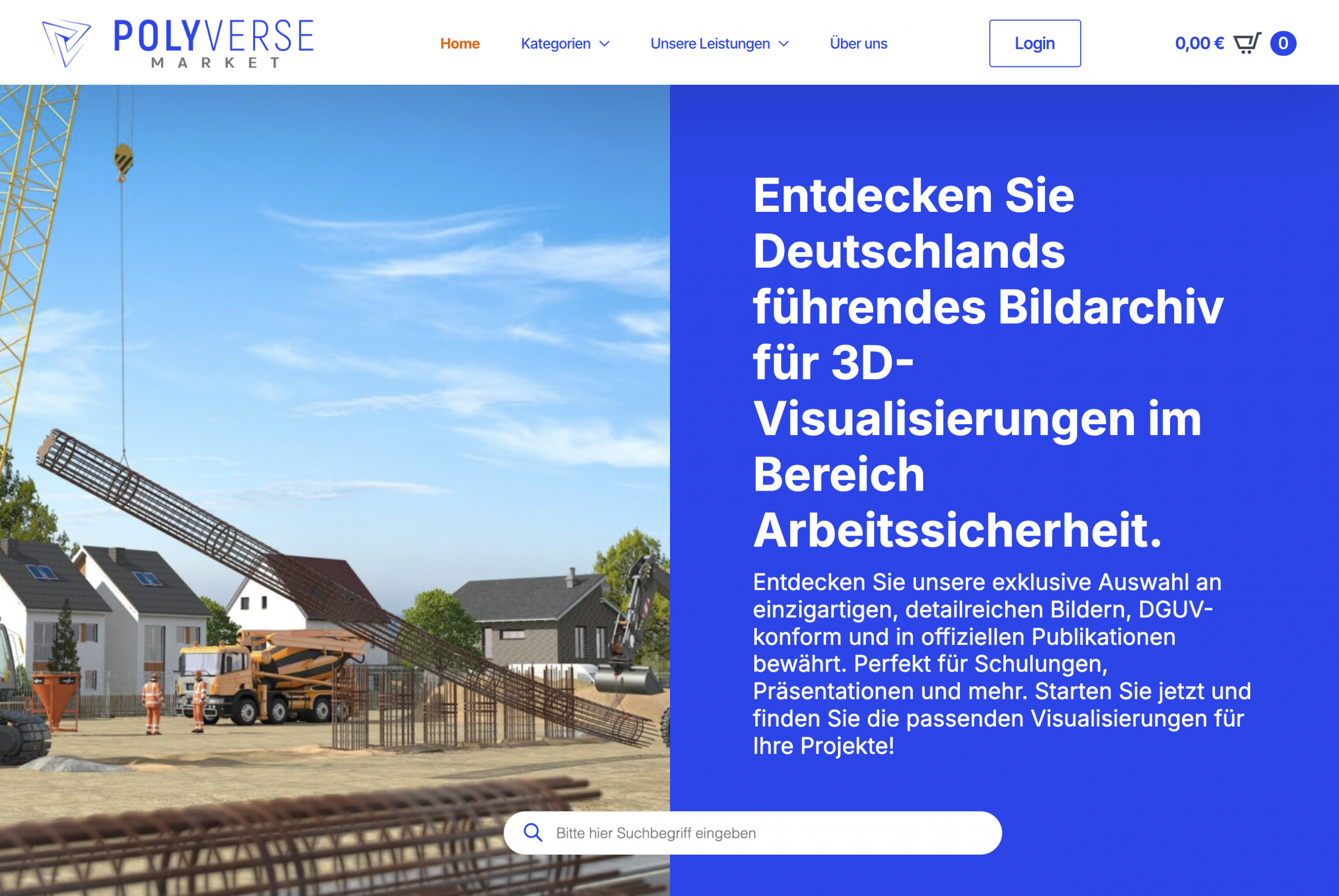 Polyverse-Market der online Shop für Arbeitschutz Illustrationen